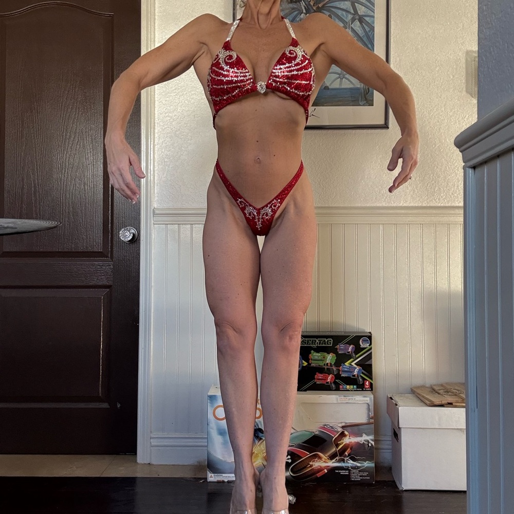 NWT Red and White Bikini Set